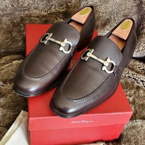 Salvatore Ferragamo 'Flori 2' Gancini Bit Loafers